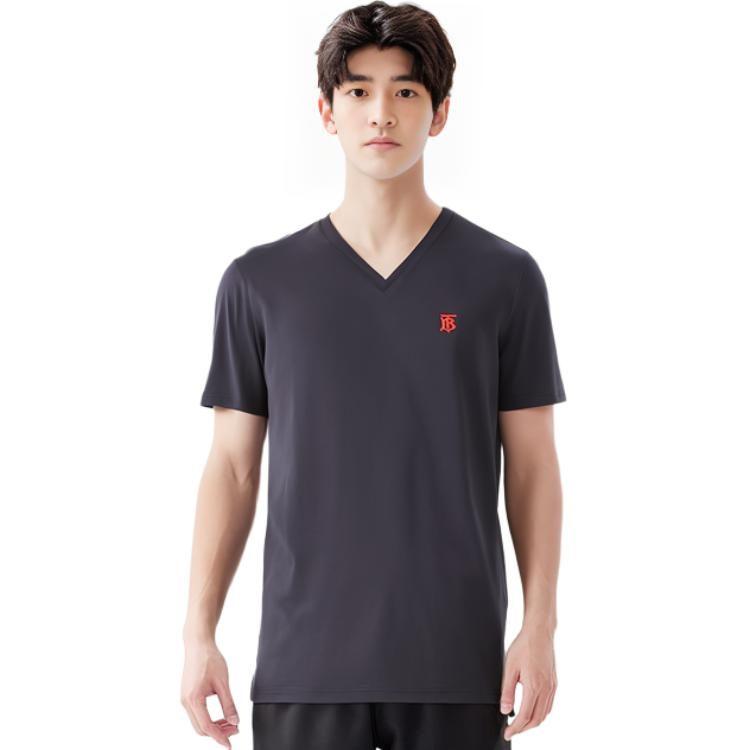 Burberry Monogram Motif V Neck T Shirt 80172561