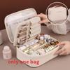 Large Capacity Makeup Bag With Waterproof Material For Travel And Daily Use