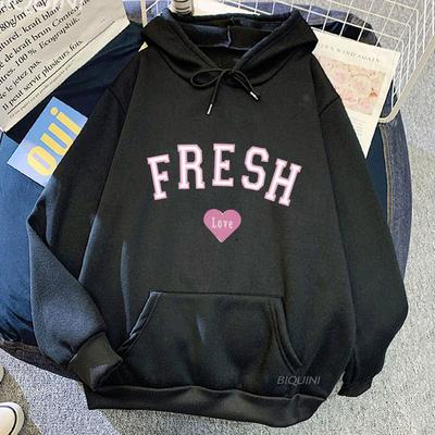 Sturnioloo Triplets Fresh Love Printing Hoodie Jesień Casual Dres Męski/damski Bluza Polar Długi Rękaw Bluza Odzież