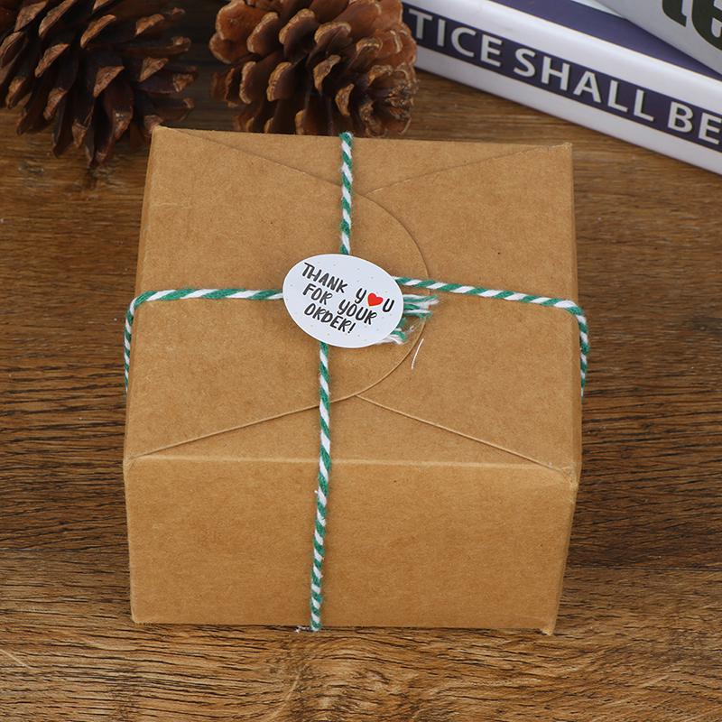 500Pcs/Roll Round Thank You For Your Order Sealing Stickers Gifts Bag Labels