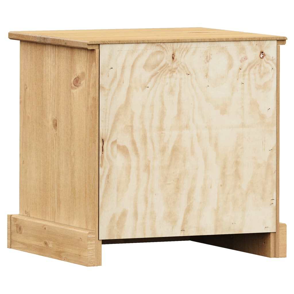 Vidaxl Szafka Nocna Vigo, 42X35X40 Cm, Lite Drewno Sosnowe