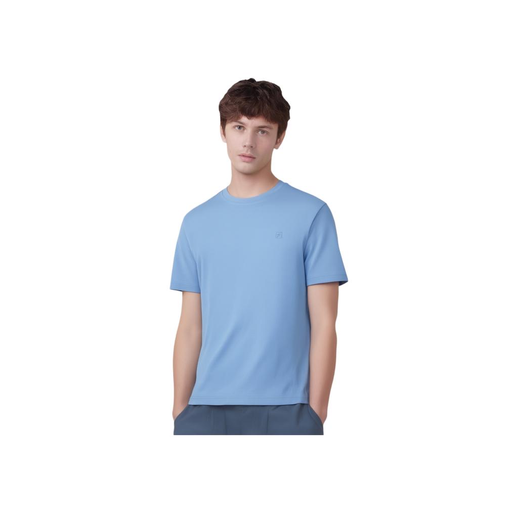 FILA White Skin-Friendly Comfortable Simple Short Sleeve T-Shirt Men tops F11M533117F-BU