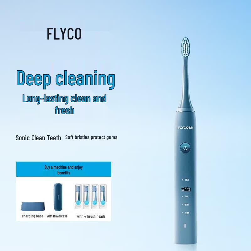 

FLYCO FT7105 Smart Sonic Electric Toothbrush CN plug (adapter included)