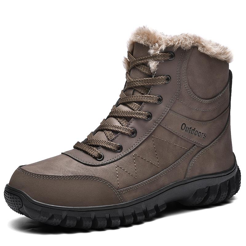 Men Winter Boots Shoes Warm Fashion Sneakers 2024 Winter Outdoor High Quality Men Snow Boots Casual Shoes Men Luxurious Boots