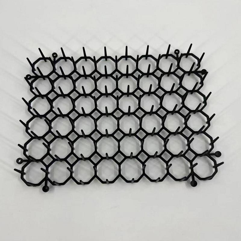 Cat Scat Mat 12Pcs Cat Scat Mat With Spikes Outdoor Outdoor Garden Fence Animal Barrier Cat Repellents Indoor Furniture Cat Scat