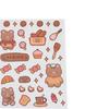 4 Sheet DIY Sticker Cartoon Pattern Cute Decorative Stickers for Laptop Photo Frame Notebook