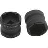 Clé à douille double, 3941mm, Outil de retrait de transmission GY6, Réparation de moto Noir 3941mm