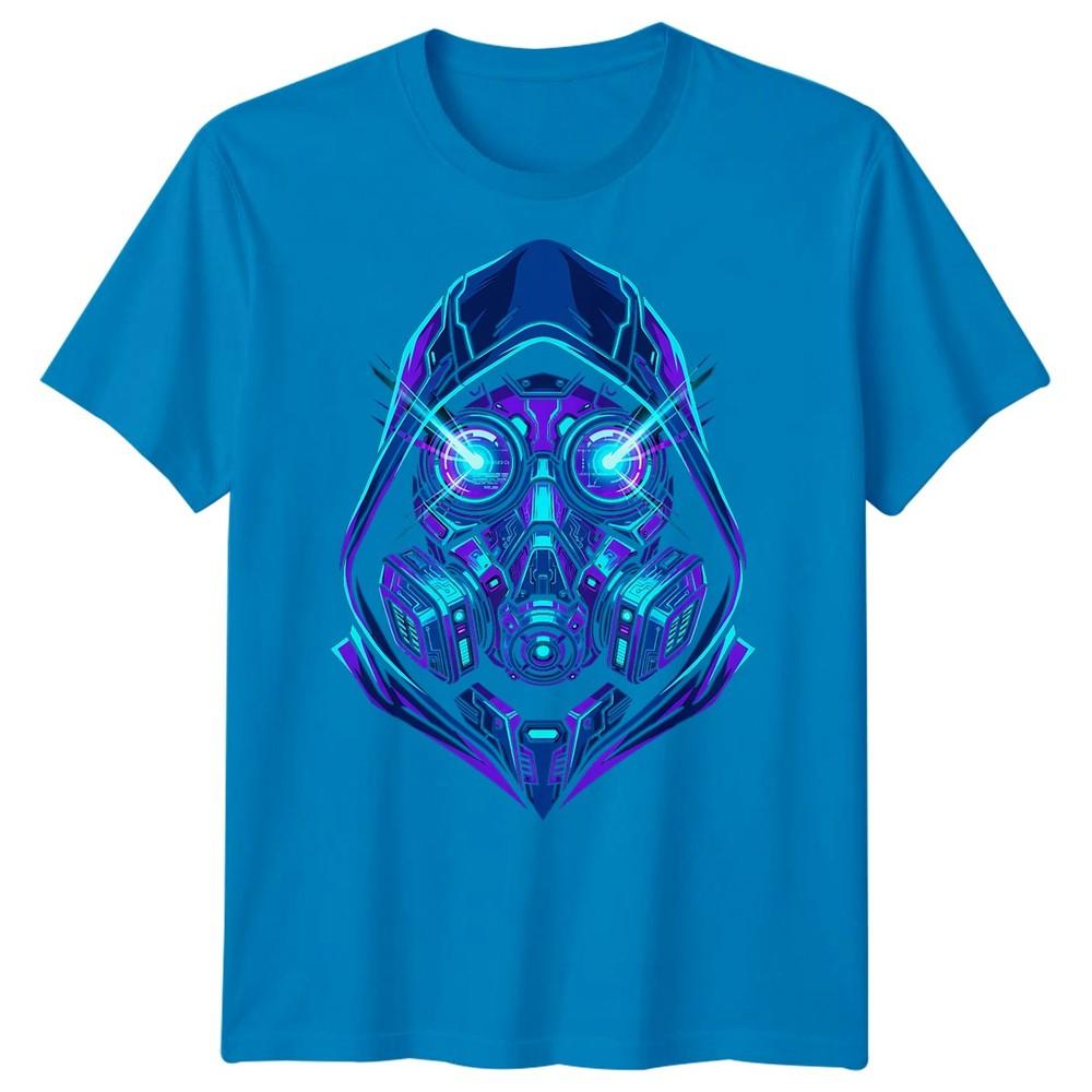 Gasmask Horror Unisexs T Shirt Toxic Mask Reaper Monster Air Graphic Tee
