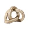 Resin Handicrafts Geometric Art Ring Interlocking Loop Knot Abstract Ornament Decorative Figurines Home Decoration Accessories