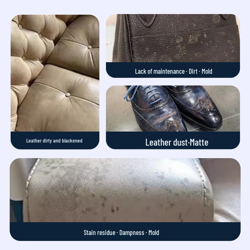 Leather Care Liquid: Cleaner & Polisher for Sofas, Stain Remover & Maintenance Oil