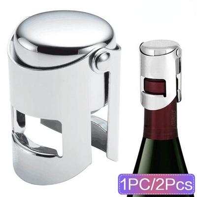 Portable Stainless Steel Latch Champagne Sparkling Wine Cork Sealer Bar Wine Corks Wine Bottle Caps Kitchen Tools ZH