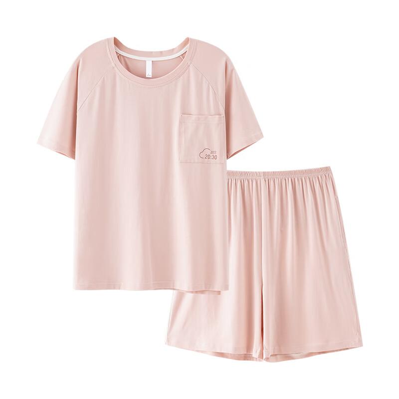 JOAE [Tencel Modal] Ultra-Soft Series High-End Men's Pajamas, Thin Cotton Short-Sleeve Shorts Loungewear