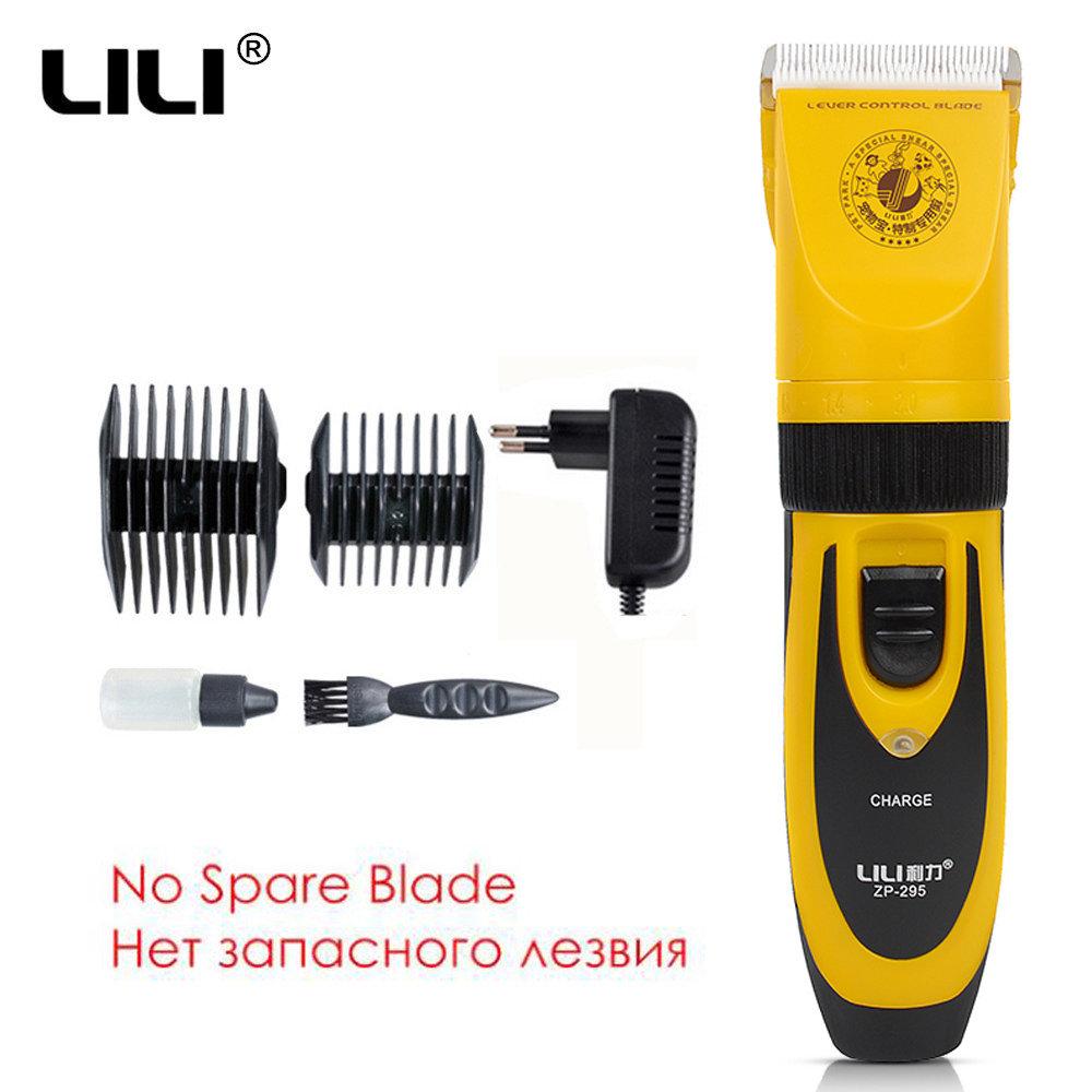 I ZP295 Pet Clippers Dog Groomg Hcut He 35W Animals Electric Cutters Rechargeable Cat Dog H Trimmer Profional