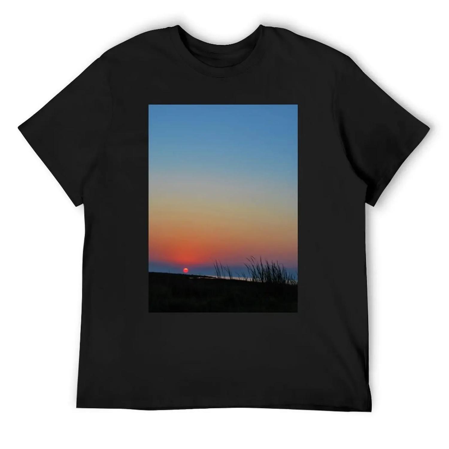 

Colorful Sunrise T-Shirt new edition animal prinfor boys vintage graphic tee black t shirts for men XXXXXL різнокольоровий