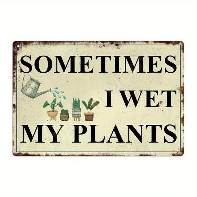 Vintage Metal Tin Signs for Wall Decor Gardening Plants Art Posters Iron Painting for Man Cave Home Cafe Garden Club Bar Retro