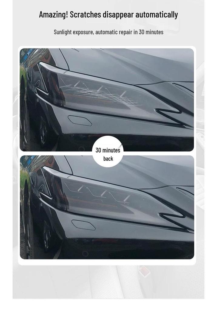 Lexus RX300 Transparent Smoked Headlight Film - Light-Controlled Protective Sticker