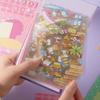 1 Sticker Sheet Per Pack Fairy Tale Cottage Series Miniature Scenery Stickers Cartoon Scenery Collection DIY Scene Decorations