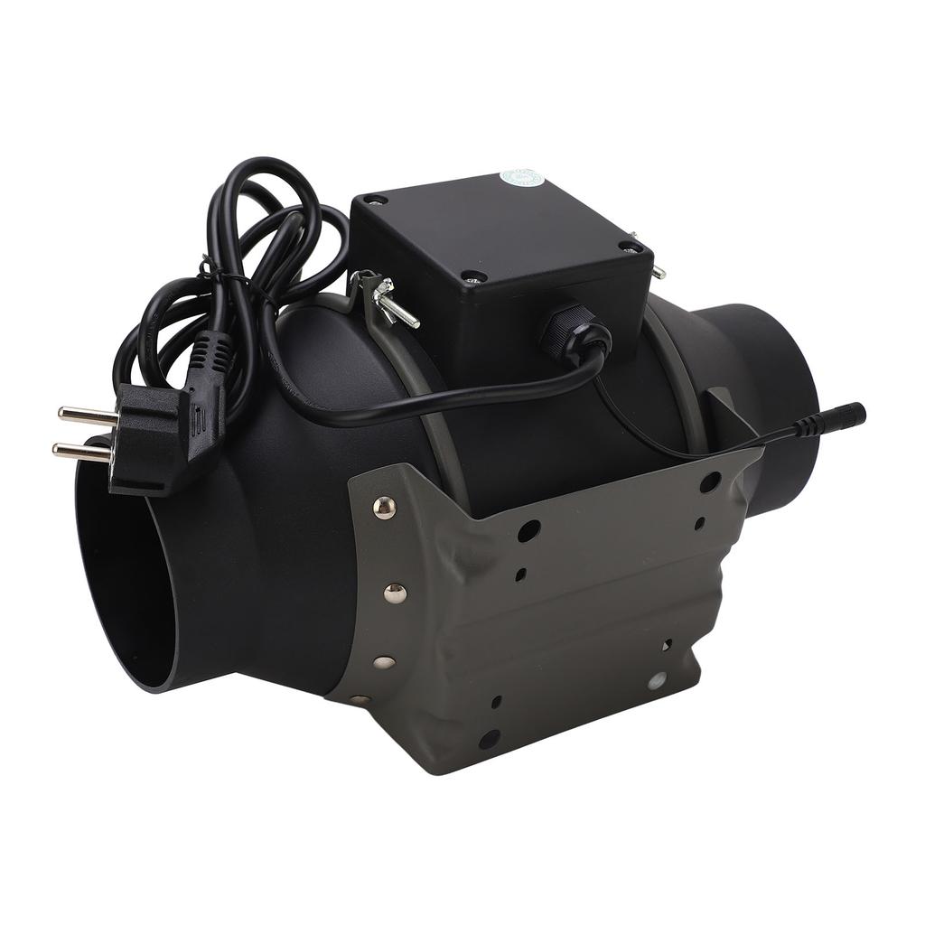 4in Inline Duct Fan with Stepless Speed Controller 35W Grow Tent Hydroponic Ventilation Exhaust Fan