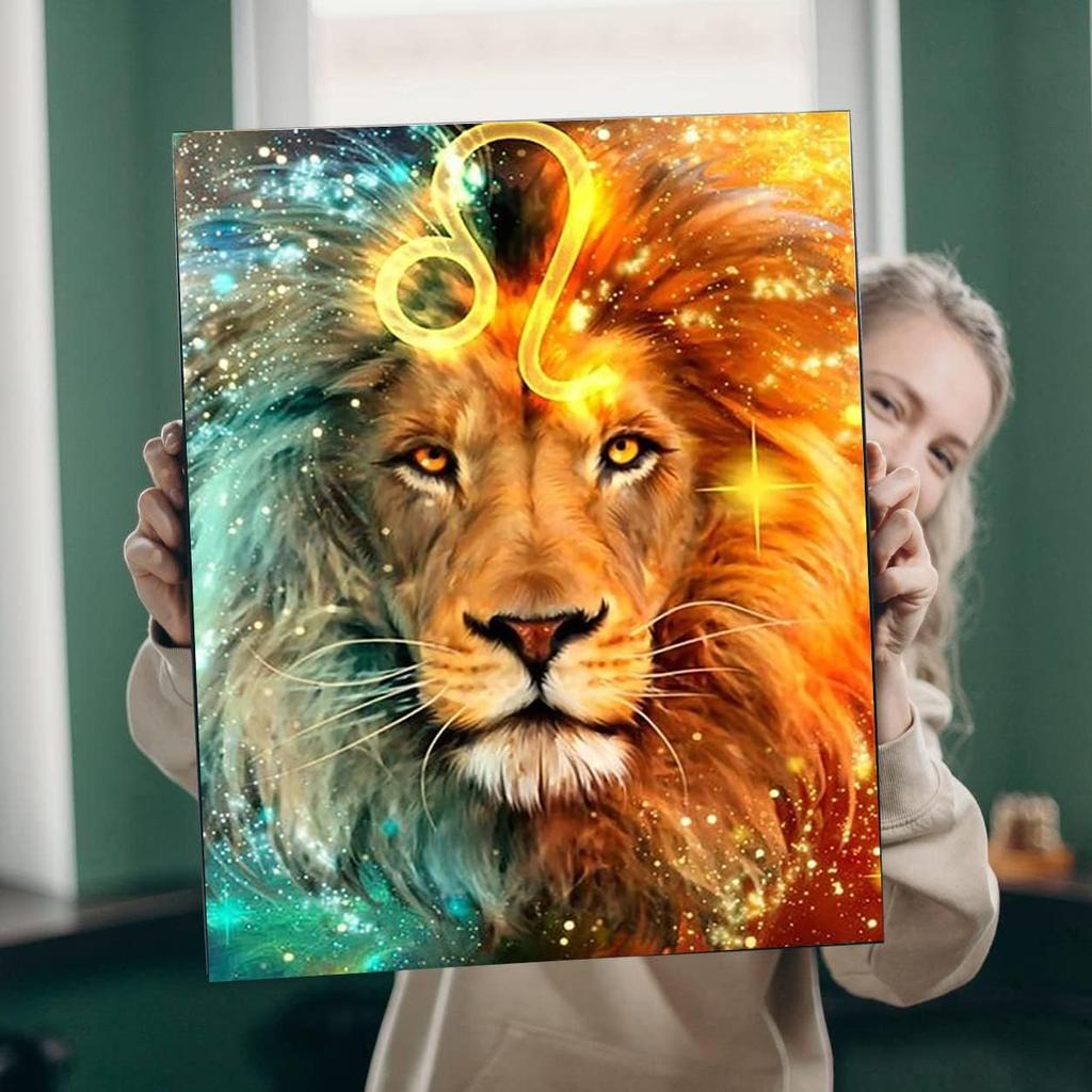 5D DIY-diamantmaleri Ulike dyr Diamantbroderi Korsstingsett Full Rhinestone Mosaikk Hjemdekorasjon