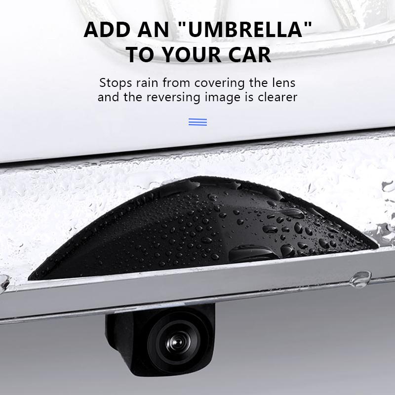 SEAMETAL Car Rear Camera HD Reversing Rain Cover Silicone Weatherproof Rainproof Protection Guard for Rear View Camera Easy Install