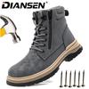 Anti-Puncture Anti-Drop Safety Shoes Slip Resistant Adjustable Waterproof Boots Work Sneakers Steel Toe Men Indestructible Shoes