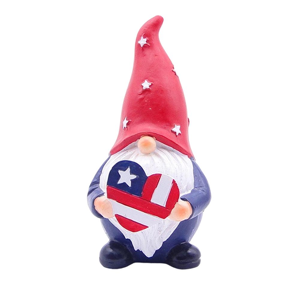 Independence Day Gnome Uncle Sams Tomte Gift Stars And Stripes Handmade Scandinavian Tray Ornament