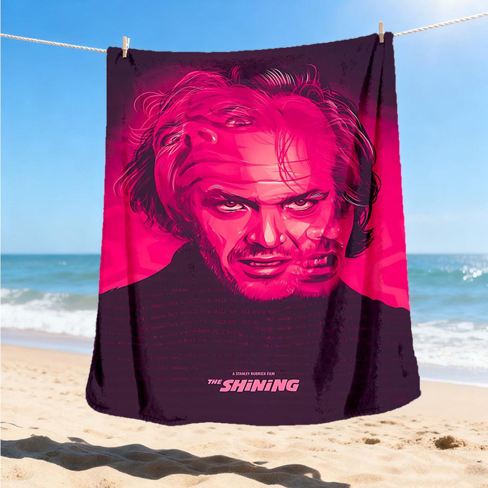 

1pc THE SHINING Outdoor Flannel Blanket, Cozy & Warm Soft Te Playful Design, Napping Camping, 80x120cm