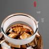 Matte Glass Storage Jar for Aged Tangerine Peel