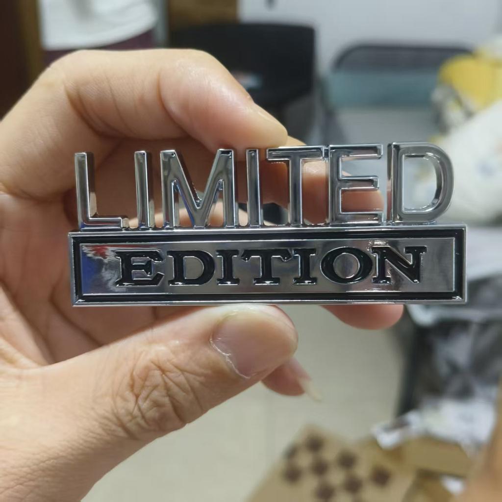 Limited Edition 3D Metal Vehicle Emblem, Custom Body Decoration Stickers