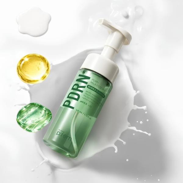 MAKE PREM PDRN Milk Essence Bubble Cleanser 145ml