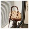 Cute Commuting Simple Women's Bag Trendy Western Print Cherry Large Capacity Shoulder Handbag