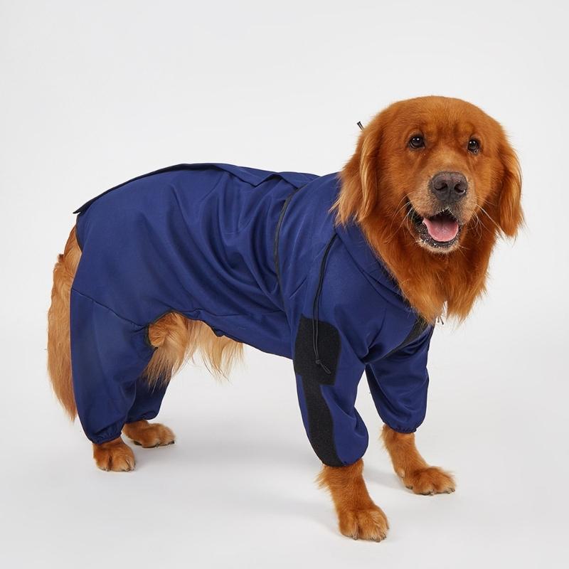 Dog Raincoats Hooded Slicker Large Ponchos for Small To Large Dogs and Puppies Puppy Rain Ponchos Rain Coat Rainwear