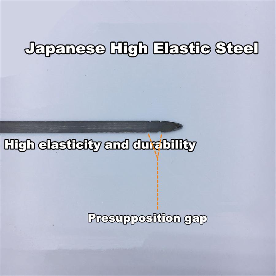 Aluminum Radiator Rust Cleaner Tool-Pass Through Pierce High Quality Steel Strip 4MM*4M