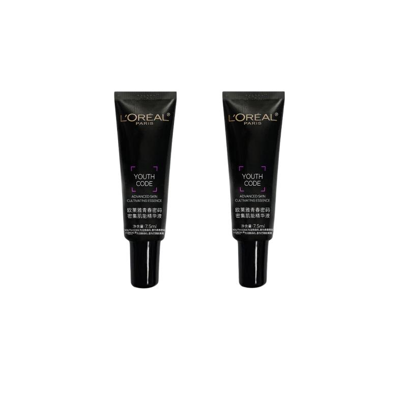 Loreal Paris The fourth generation black essence sample pack, brightening and firming skin LOreal Youth Code Intensive Muscle Serum Travel Size-7.5ml2