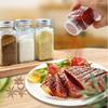 Square Glass Seasoning Bottle: Salt, Pepper, Chili Powder, BBQ Sprinkler Jar