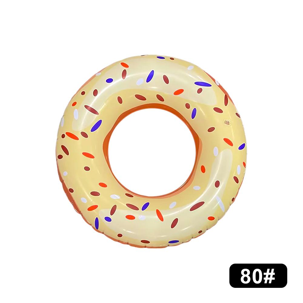 

1 шт. Сладкий пончик розовый плавательный обруч подмышечный обруч надувной плавающий обруч ПВХ утолщенный плавательный обруч, подходит для бассейна, пляжа