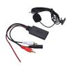 Bluetooth5.0 AUX IN Adapter Wireless Stereo Cable Handsfree Microphone Suitable for Pioneer with 2RCA Audio Port