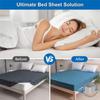 M-Modern-4PCS Bed Sheet Holders Straps Fitted For Thin Mattress,Bed Sheet Clips Fasteners For Corner Heavy Duty