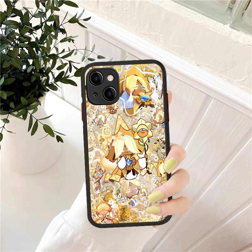 Game Cookie Run Cute Kingdom Phone Case for iPhone 16 15 14 11 12 13 Pro Max X XS Translucent Matte Cover
