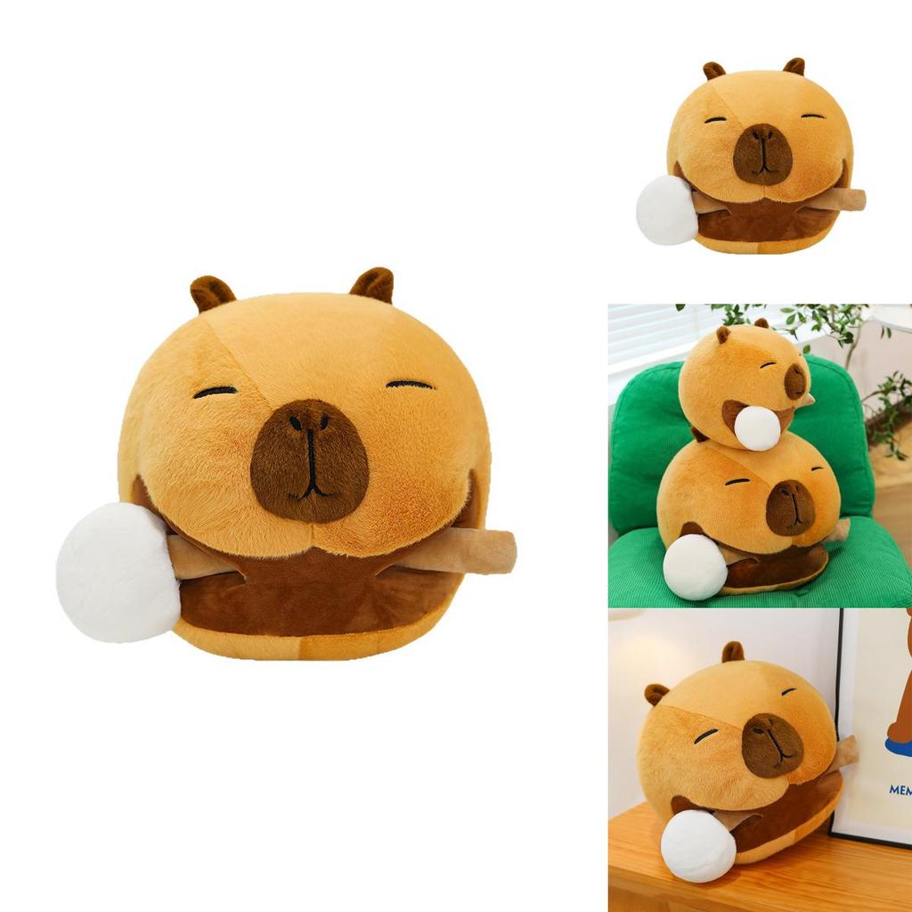 Plush Capybara Toy With Pp Cotton Filling For Kids And Home Decor