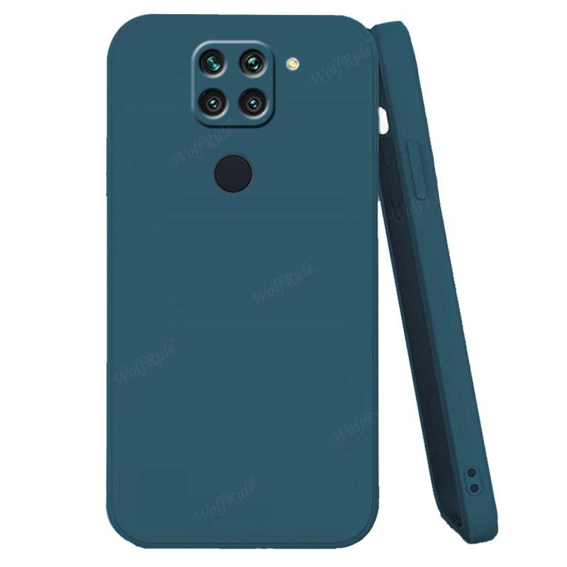 For Redmi Note 9 Case Cover Xiaomi Redmi Note 9 Capas Silicone Liquid Phone Bumper TPU Soft Case Redmi Note 9 4G Global Fundas