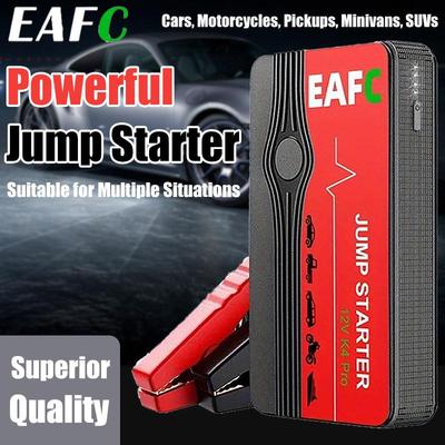 12V Portable Car Jump Starter Battery Power Bank, Car Emergency Kits for Cars