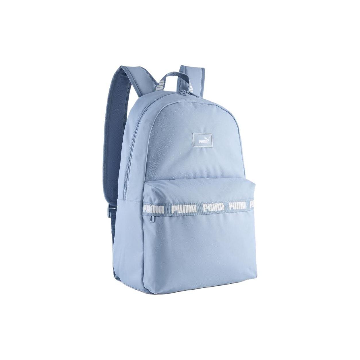 Puma Phase 20L Logo Polyurethane Fiber Backpack Unisex Backpack Blue 09117004 Blue
