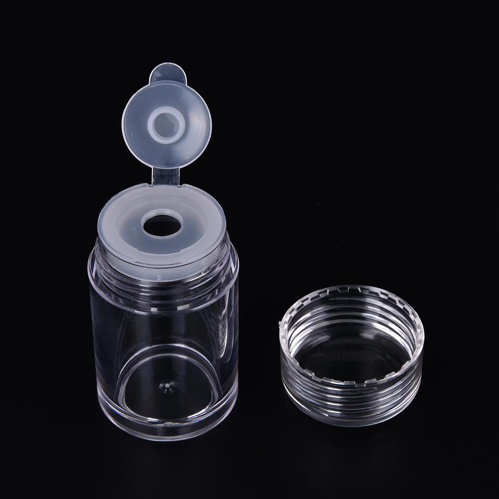 1 Stück 10 ml Dose für losen Puder mit 1/3/12 Löchern, nachfüllbare Flaschen, Behälter für Nagelglitzerpuder, Nagelpuderflasche mit Sieb