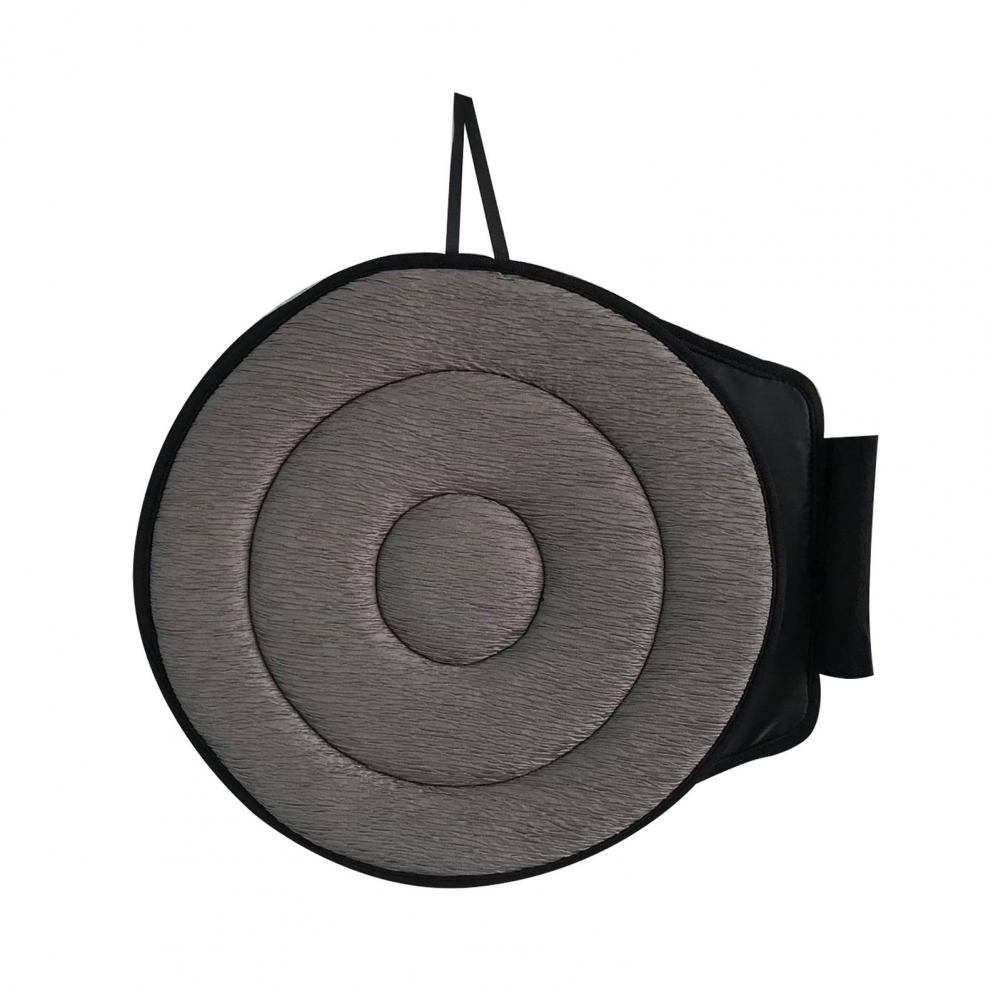 

Подушка для сиденья автомобиля Поддержка пожилых людей Поворотная подушка сиденья с эргономичным дизайном Моющийся чехол Удобный автомобильный аксессуар для боли A серый