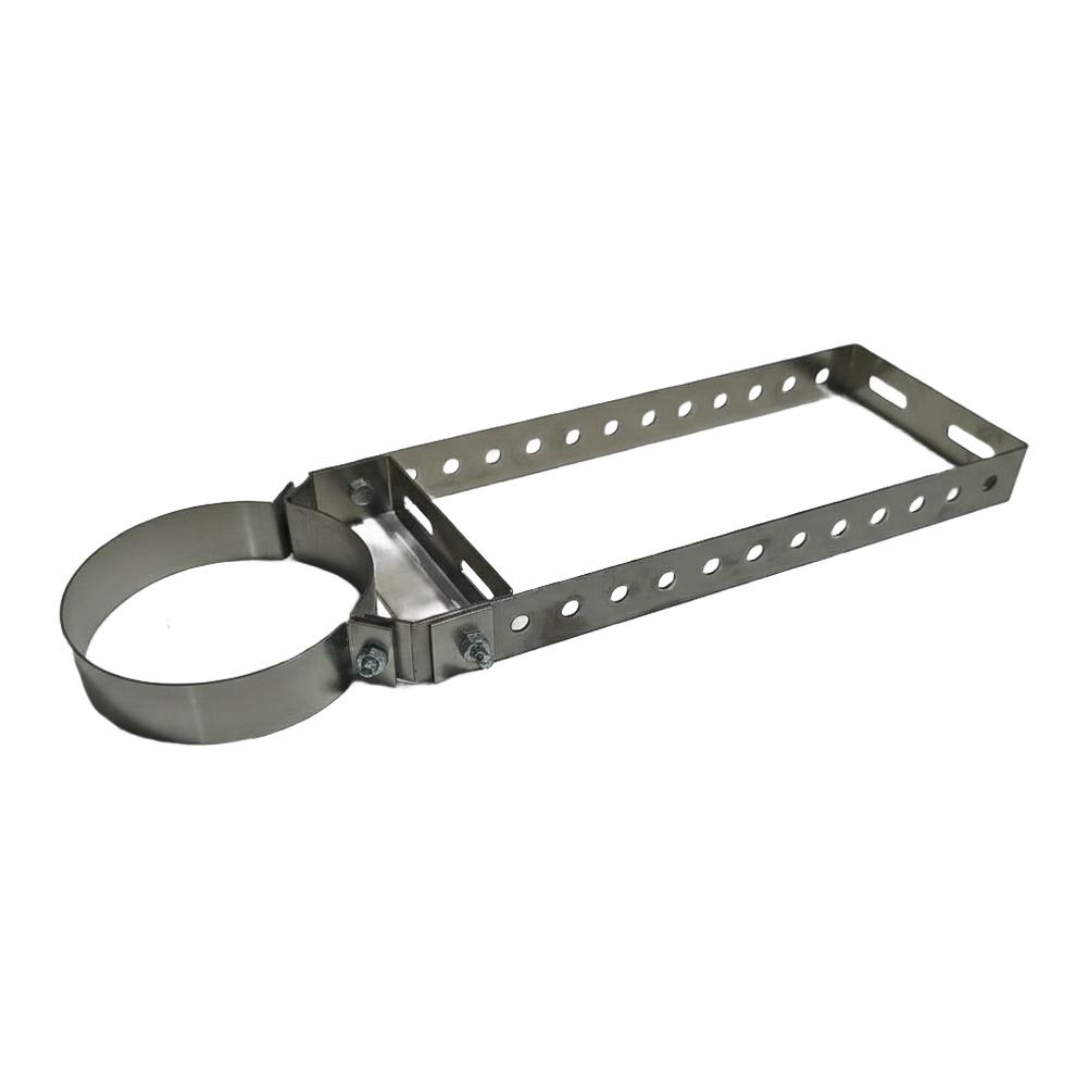Bbq Accessory Adjustable Bracket 150 Short 150mm Diameter, 1.8mm Thickness Chimney Pipe Holder Solid Construction