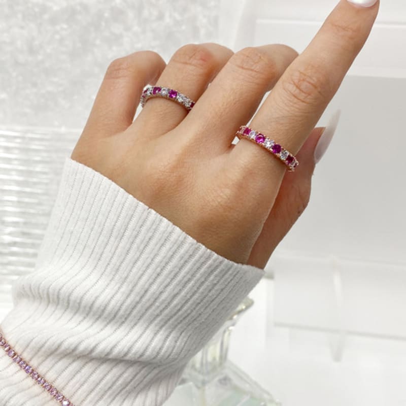 MACIER Vivid Rubber Ring Collection_10 Colors