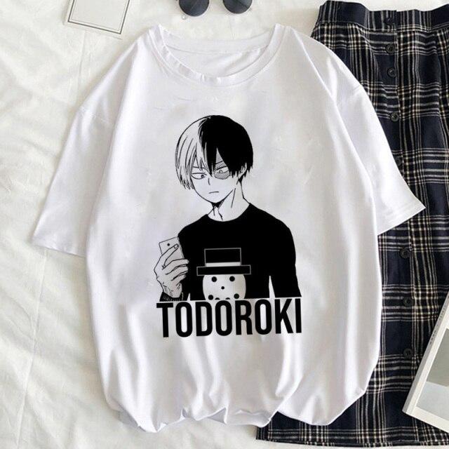 Buy Anime T-shirt Print Casual Harajuku 