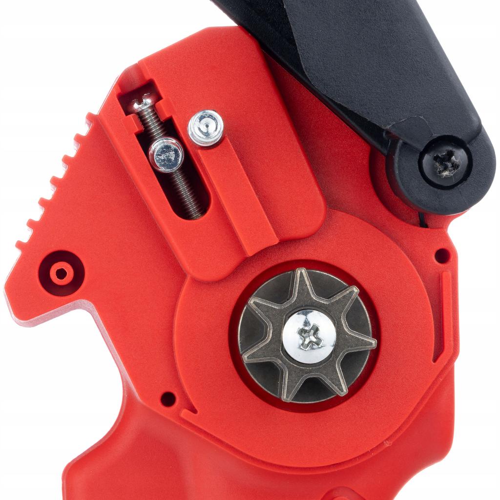 Rosfix Red Pirania Rp21V Cordless Electric Chainsaw With 6" Chain And Bar, Animal Series + 2.0 Ah Battery