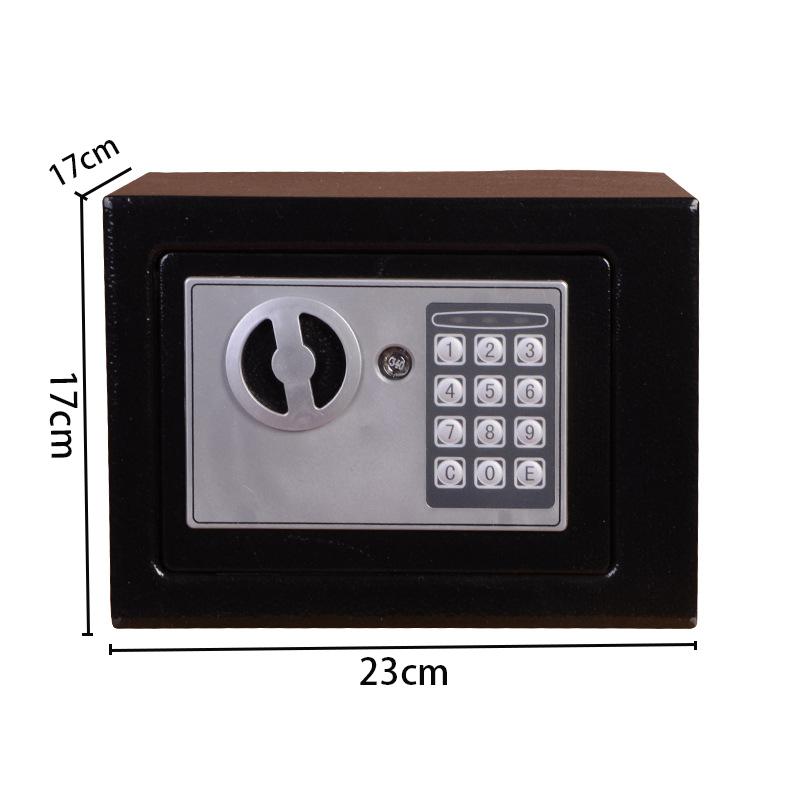 Digital Lock Mini Iron Steel Safe Box Home Use Personal Electronic Safe Cabinet Black with Low Deposit Savings Features
